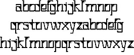 角的字体