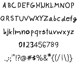 CRU pokawin手写字体