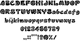 D3螺旋字体