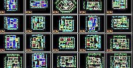 多套经典户型建筑图