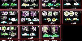 14套别墅居住方案图