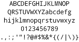 Droid Sans Mono字体