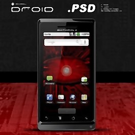 摩托罗拉的Droid的PSD文件