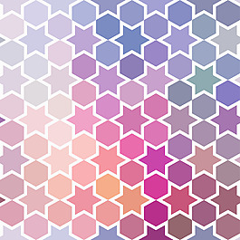 重复的几何的星星背景