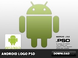 Android的标志PSD