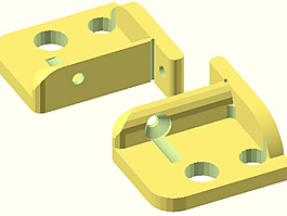 Prusa I3盒装的Z轴的顶部mf105zz
