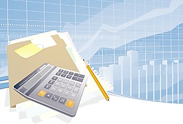 摘要金融背景矢量