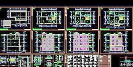 四层别墅建筑详图 13x10