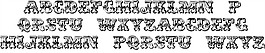 文法zierinitialien字体