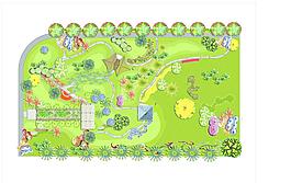 小游园植物布局