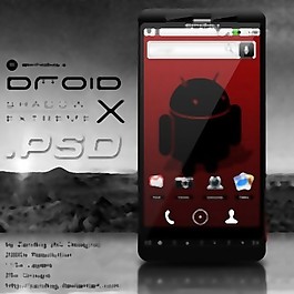 摩托罗拉的Droid X PSD