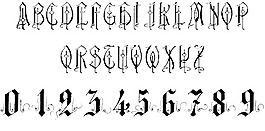 精英字母的字体