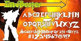 endbuster字体
