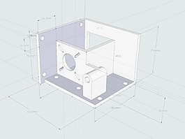 maxifab Z基地电机支架- V2
