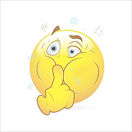 微笑符号矢量表达沉默的脸