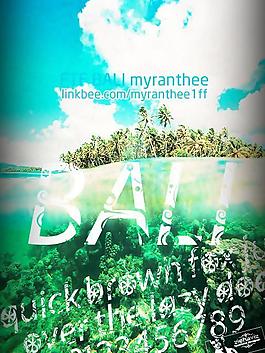 巴厘myranthee FTF免费字体