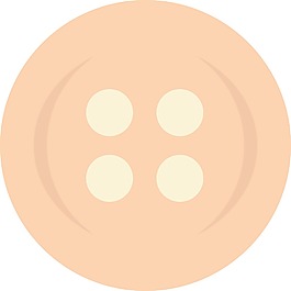 时髦的缝纫按钮图标