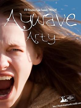 FTF aywave艺术字体