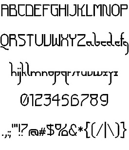 futurex亚瑟字体