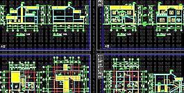 农村小别墅施工图 13x10