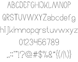 高的轻薄的字体