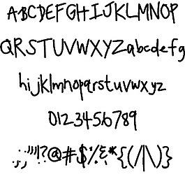homegirlquicknote字体