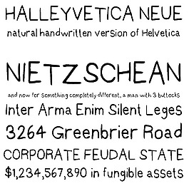 halleyvetica Neue NBP字体