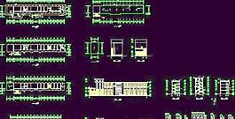 四层宿舍楼整套建筑图纸