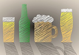 啤酒风格的涂鸦