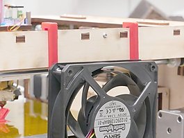 为heatbed Ultimaker吊着的风扇安装