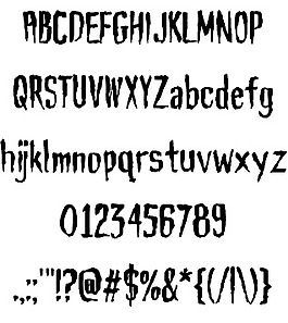在AOE字体