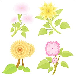 组矢量的花