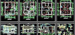 别墅建筑施工图(13x11)