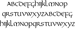 gourdie安色尔字体的字体