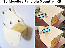 solidoodle panelolu案例和磁场的情况下安装
