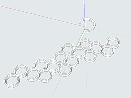 丝绸围巾或丝绸领带架