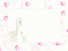 有趣的背景与长颈鹿