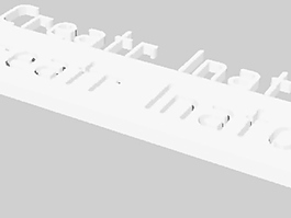 3D打印机标签