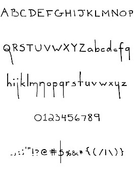 无穷大的字体