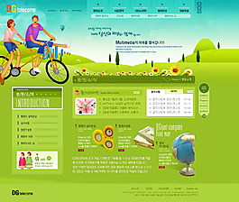 卡通旅游网页设计