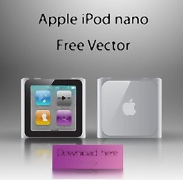 iPod-nano免费矢量
