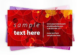 矢量抽象的名片