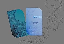 矢量抽象的名片