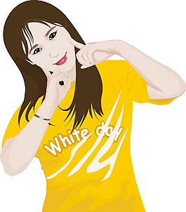 甜美女孩