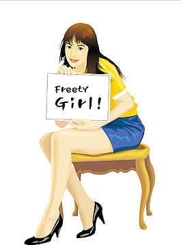 短裙美女