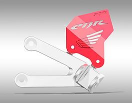 本田CBR 600 RR rearset设计