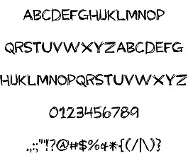 我祖父的农场的字体