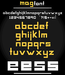 MAG的字体的字体