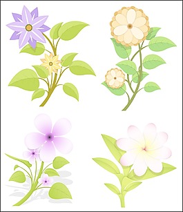 组矢量的花