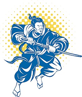 日本武士的战斗